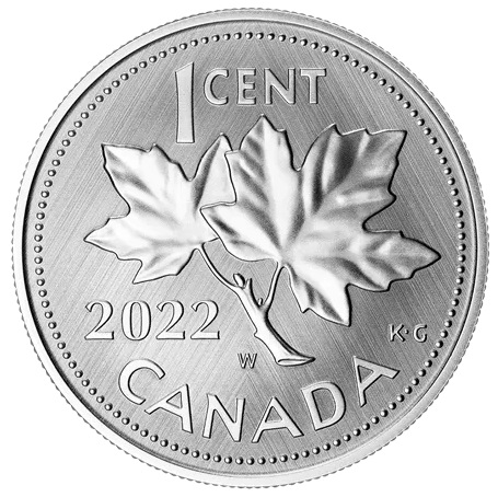 CA 1 Cent 2022 W